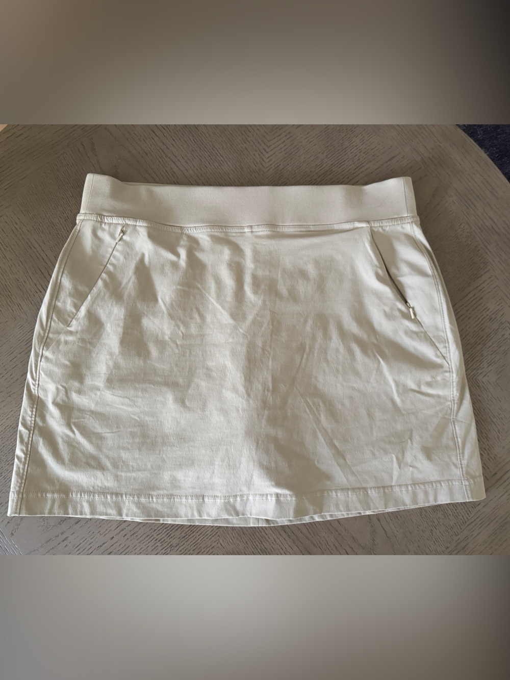 Eddie Bauer Cream Athletic Skort, Size 14